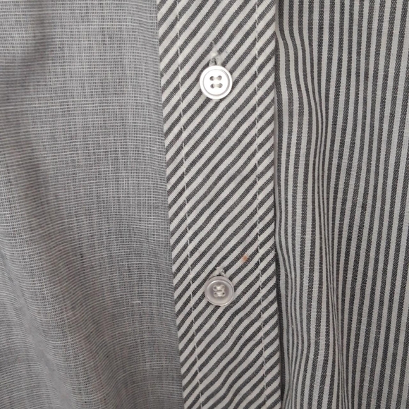 Blue and White Striped Button-up - Picture 3 of 3